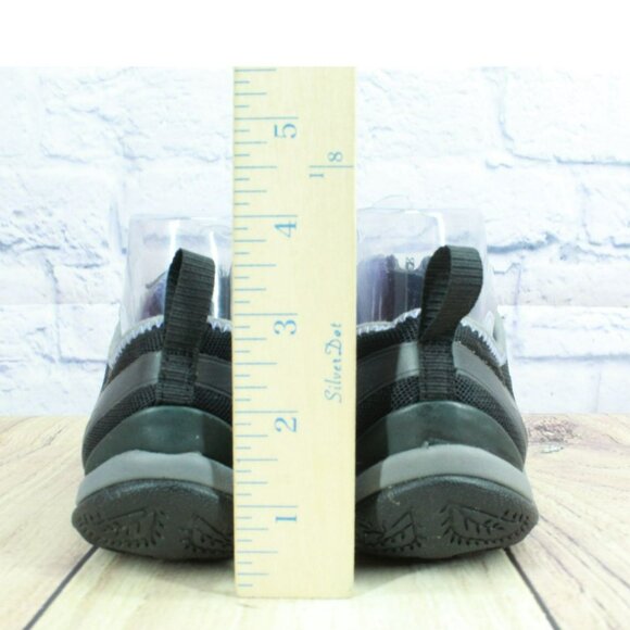 Merell Enlighten Glitz Breeze Black Nylon Front Zip Flat Loafer Shoes Size 7.5 - Picture 6 of 9